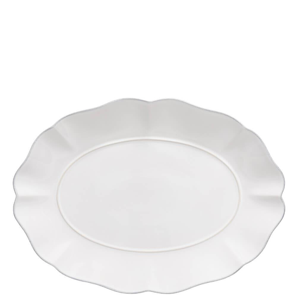 Costa Nova Rosa White Oval Platter